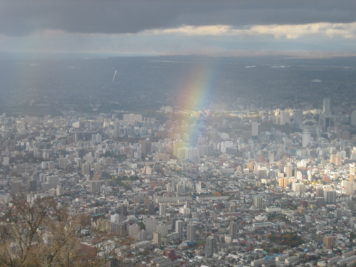 Style All Free プロスノーボーダー牛山基樹 札幌の街に